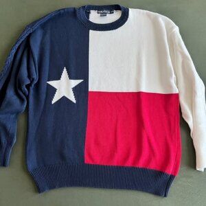 Nautica Vintage Texas Flag Sweater (Medium)